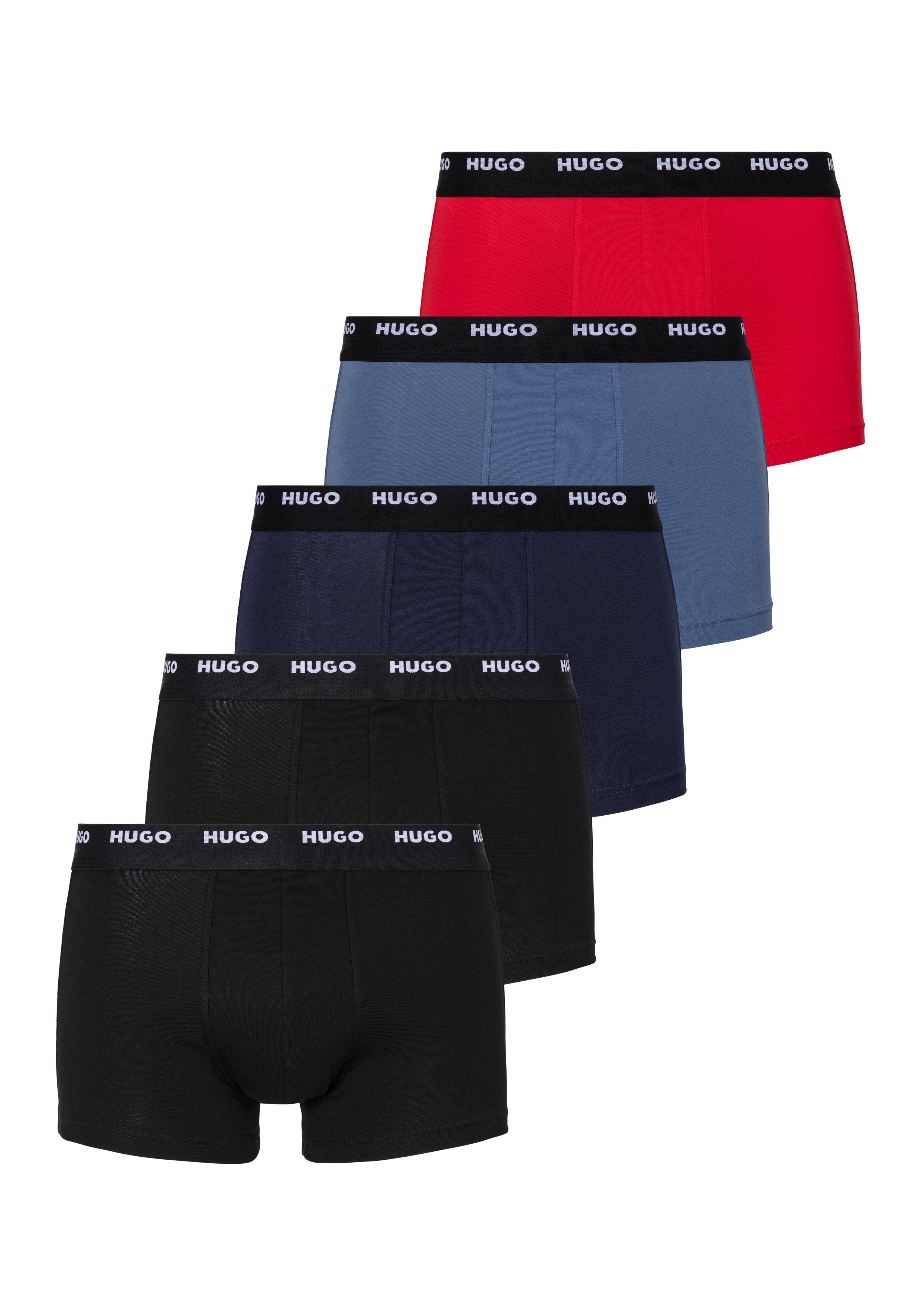 HUGO Underwear Trunk "FIVE PACK", (Packung, 5 St., 5er-Pack), mit HUGO Schr günstig online kaufen