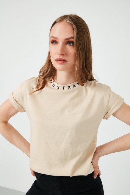 LELA T-Shirt Lela Printed Crew Collar Basic T Shirt WOMEN'S T SHIRT 5864054 günstig online kaufen