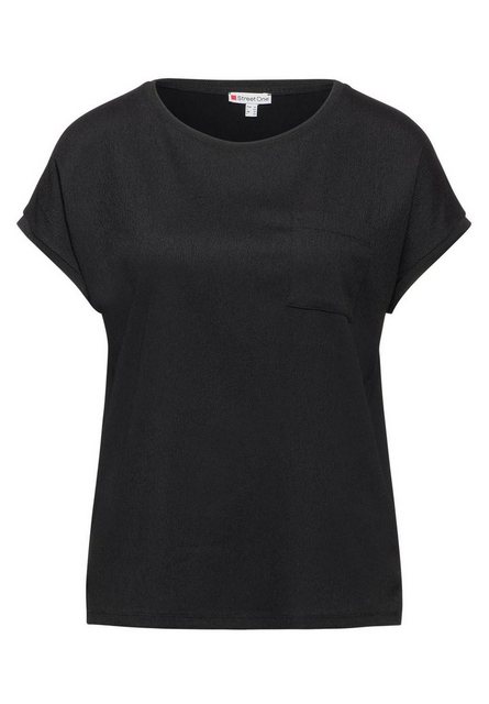 STREET ONE T-Shirt LTD QR structure-mix shirt w.p günstig online kaufen