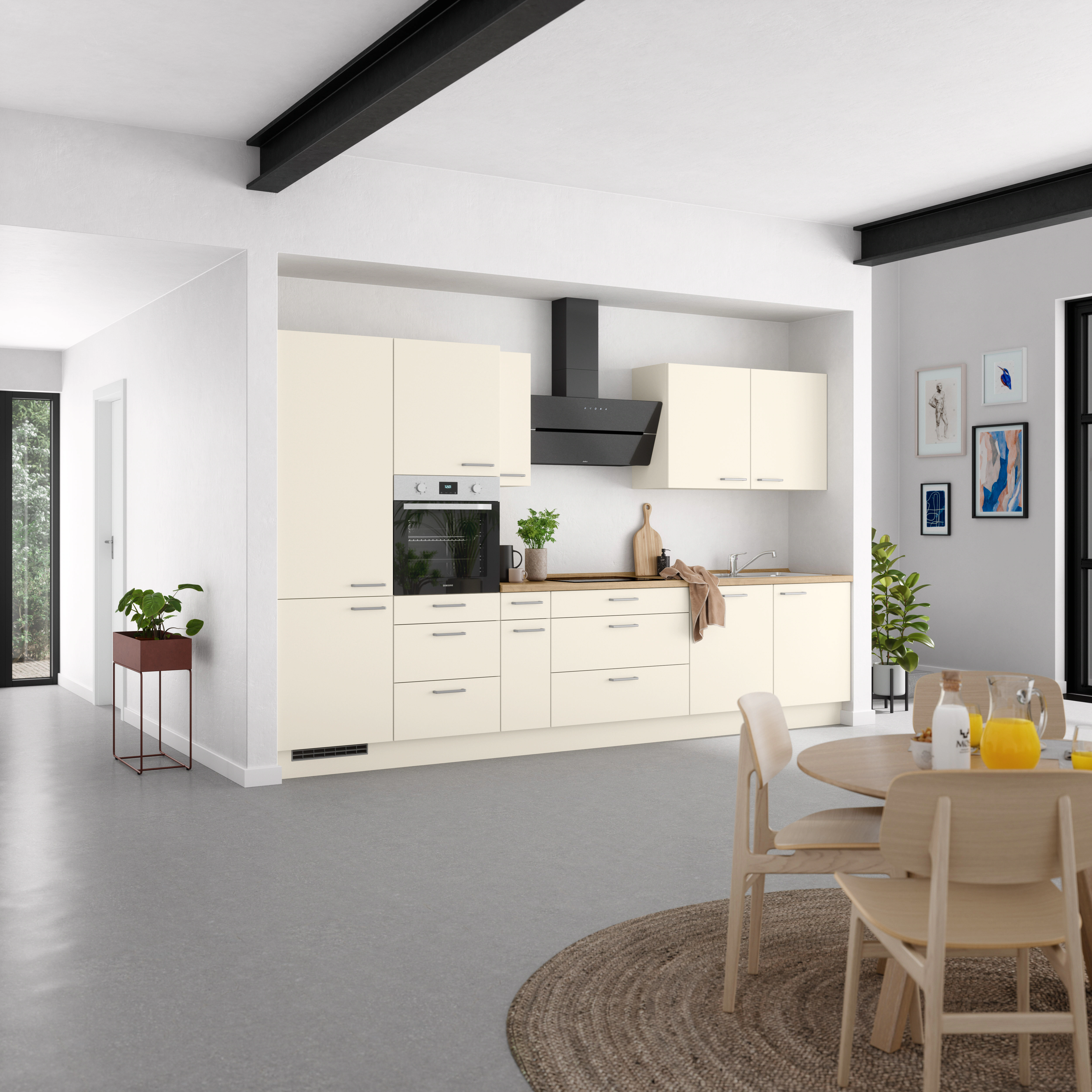 nobilia® Küchenzeile "Touch II", vormontiert, Ausrichtung günstig online kaufen