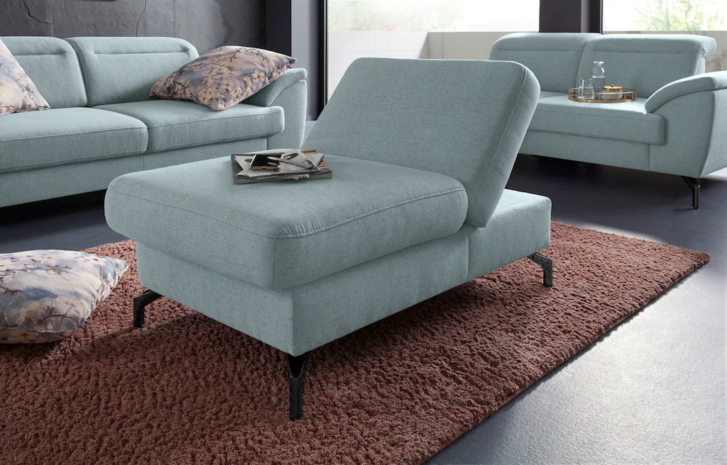 sit&more Hocker "Percy", Fußhöhe 15cm, mit Klappfunktion, wahlweise in 2 Fu günstig online kaufen