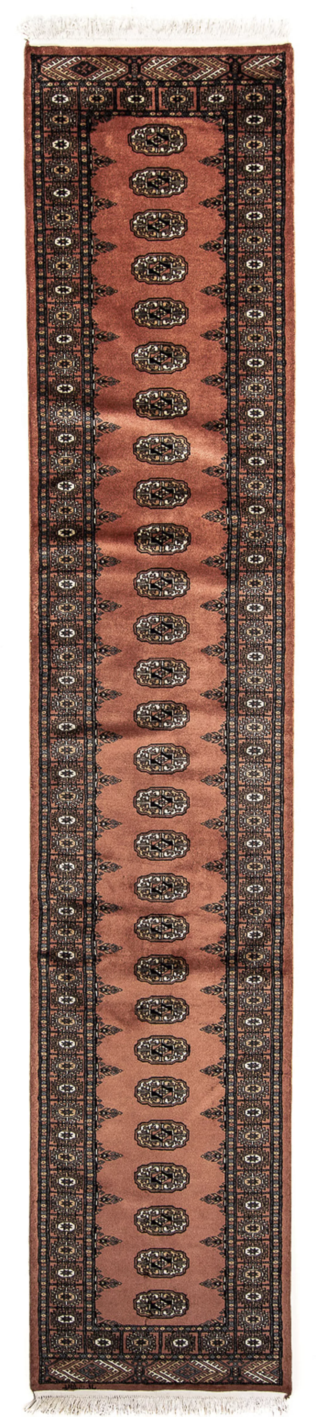 morgenland Orientteppich »Afghan - Buchara - 404 x 77 cm - hellrot«, rechte günstig online kaufen