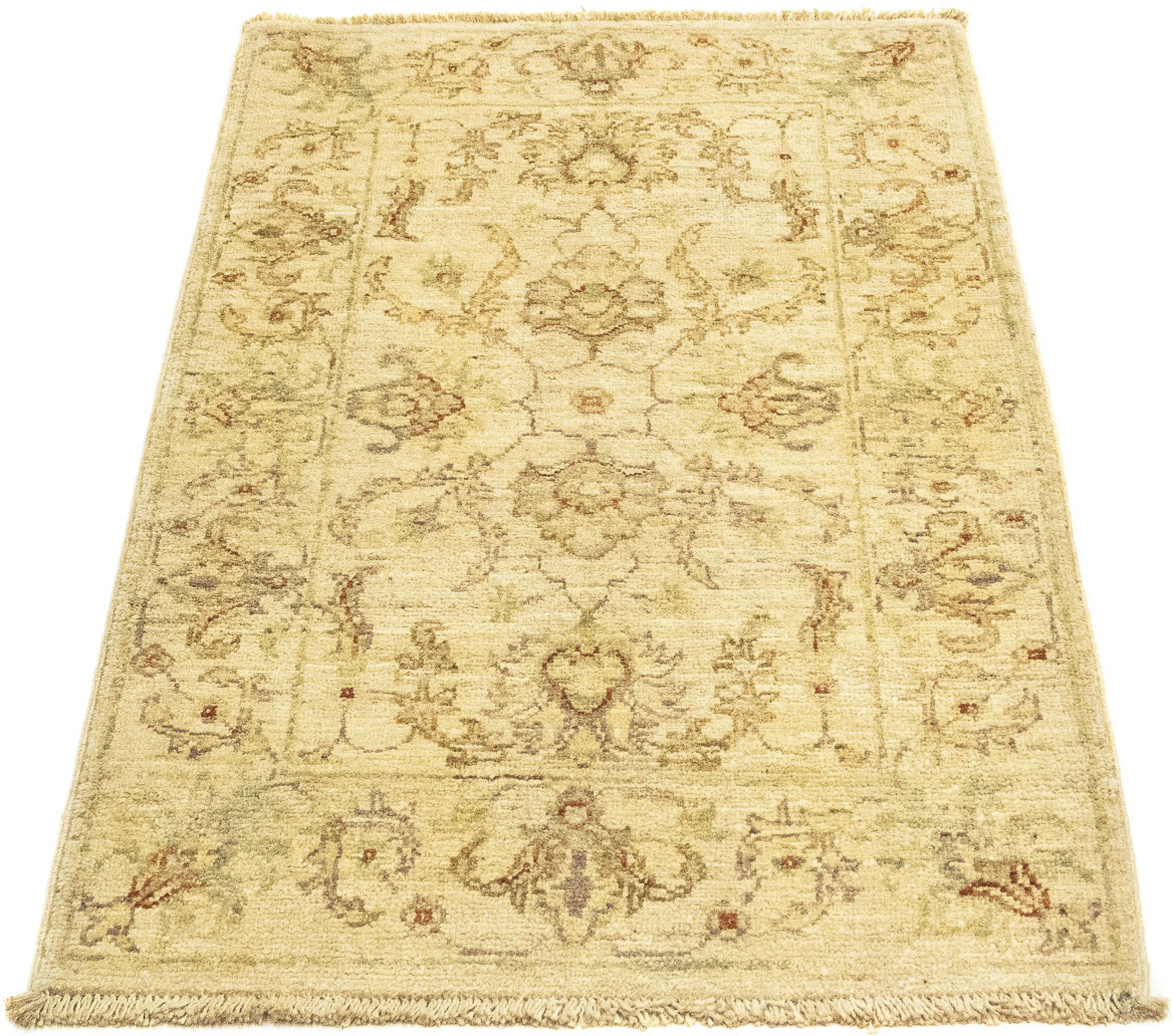 morgenland Orientteppich »Ziegler - 93 x 60 cm - beige«, rechteckig, Wohnzi günstig online kaufen