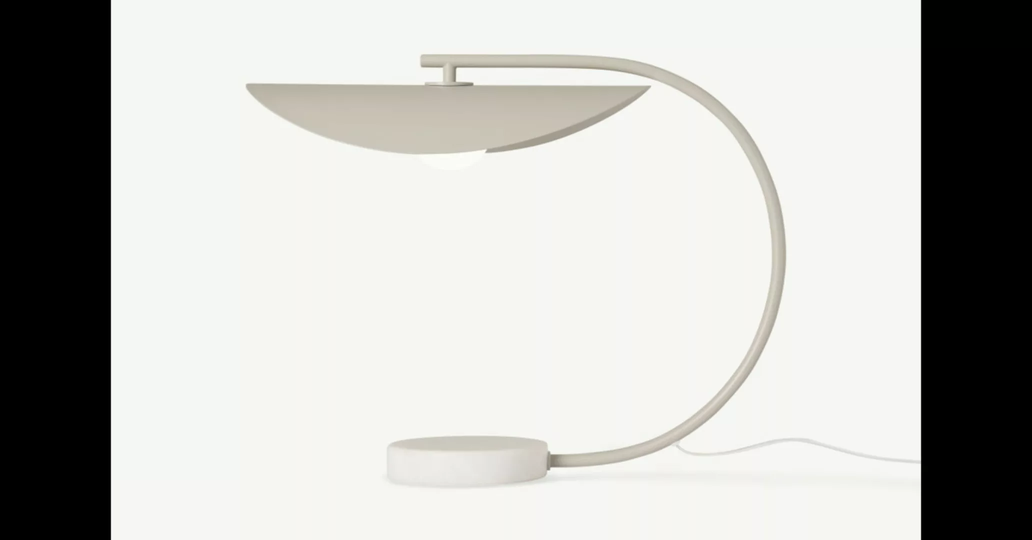 Ondene Schreibtischlampe, Grau - MADE.com günstig online kaufen