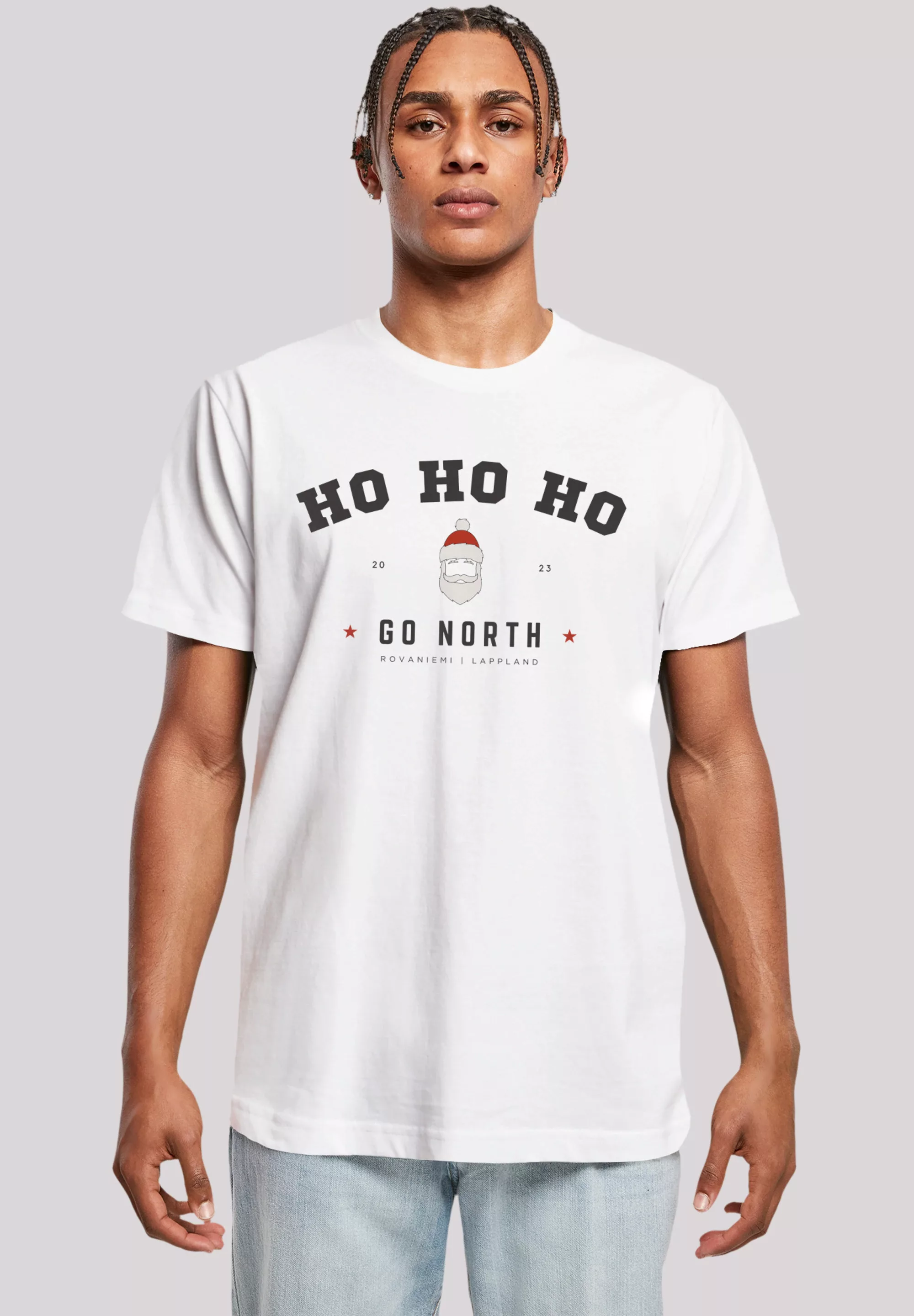 F4NT4STIC T-Shirt "Ho Ho Ho Santa Claus Weihnachten", Weihnachten, Geschenk günstig online kaufen