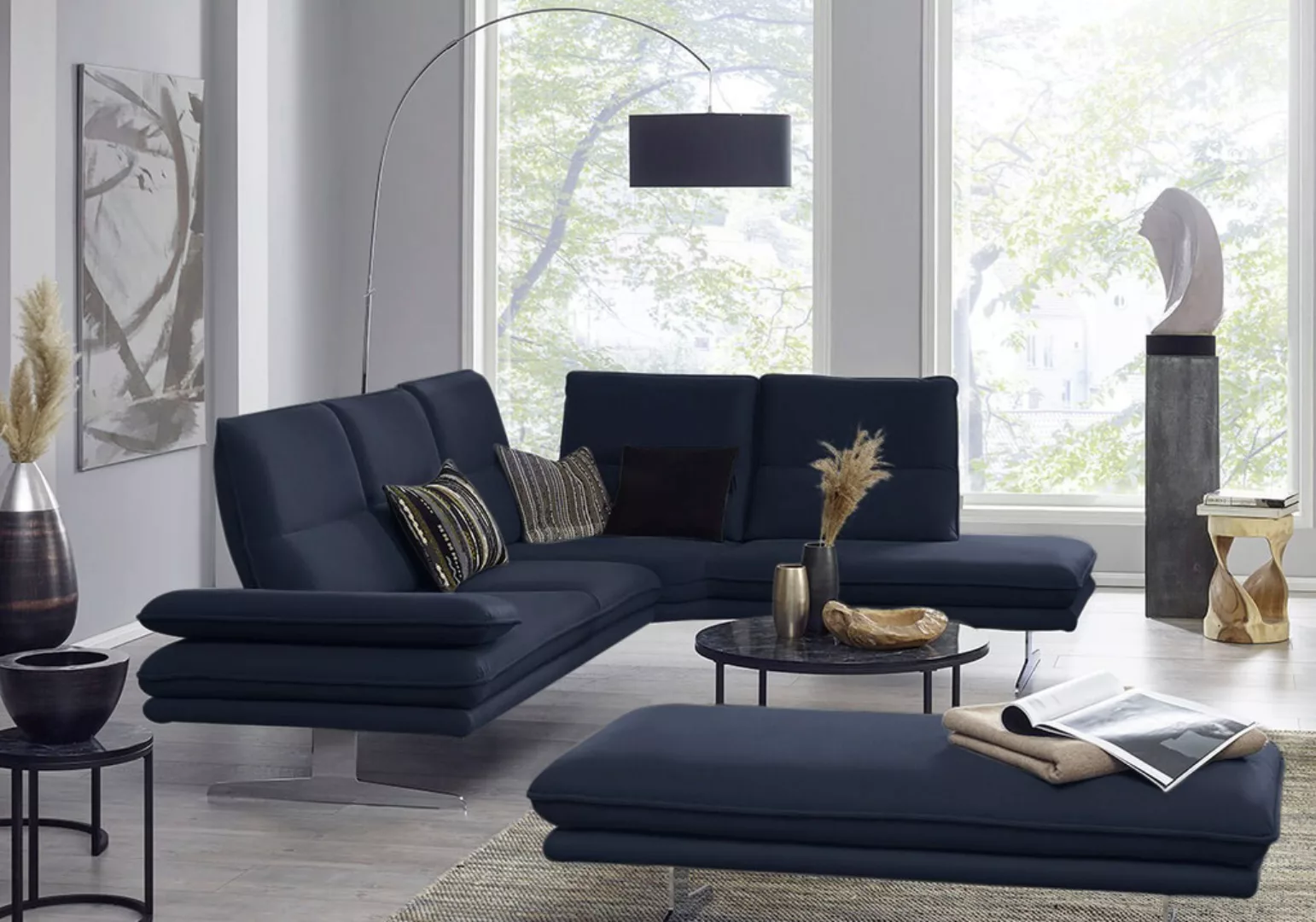 W.SCHILLIG Ecksofa »broadway, Designsofa, mit tollem Sitzkomfort, L-Form«, günstig online kaufen