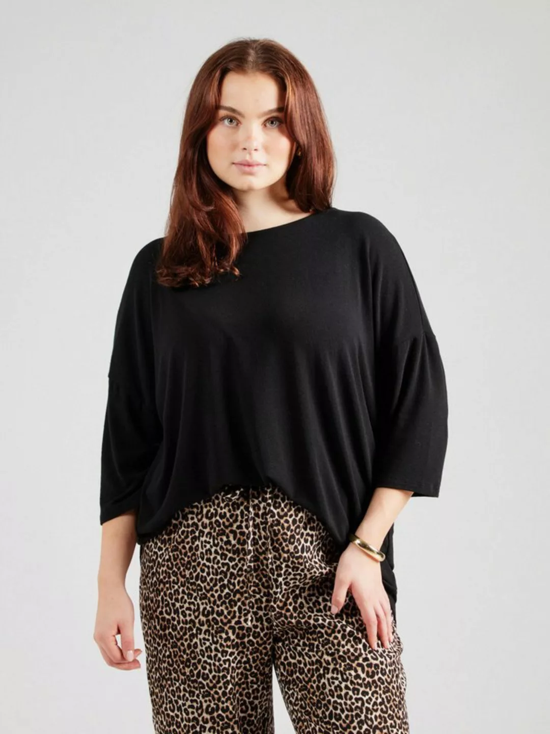 ONLY CARMAKOMA 3/4-Arm-Shirt Lamour (1-tlg) Plain/ohne Details günstig online kaufen