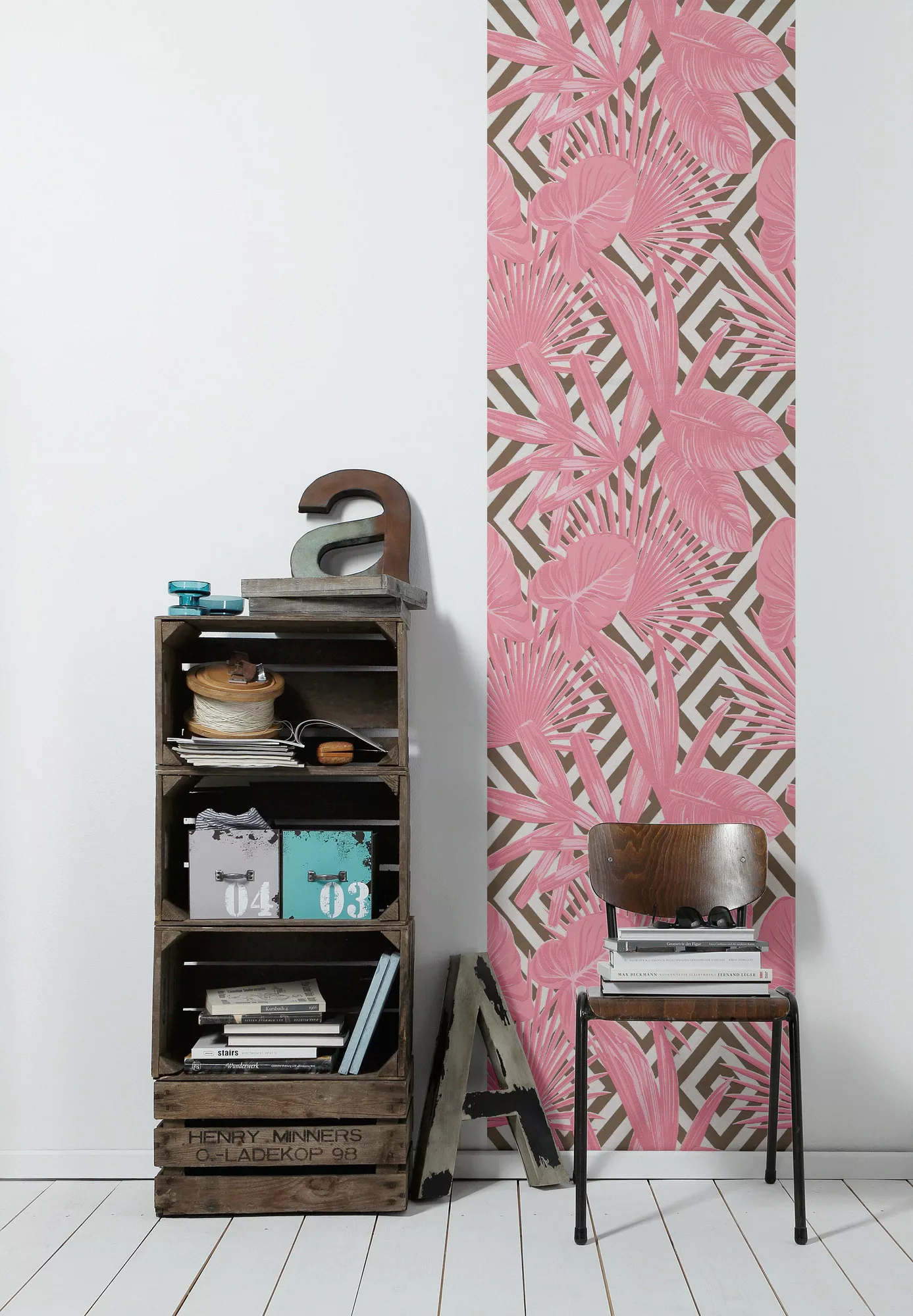 living walls Vinyltapete »Pop Up Panel 3D«, floral-geometrisch günstig online kaufen