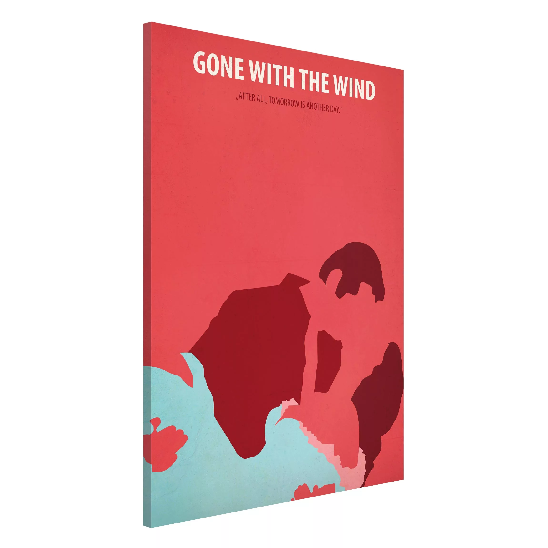 Magnettafel Kunstdruck - Hochformat 2:3 Filmposter Gone with the wind günstig online kaufen