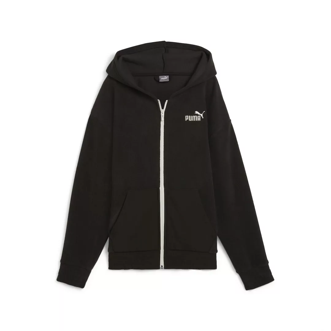 PUMA Sweatjacke "ESS ELEVATED Hoodie mit durchgehendem Reißverschluss Damen günstig online kaufen