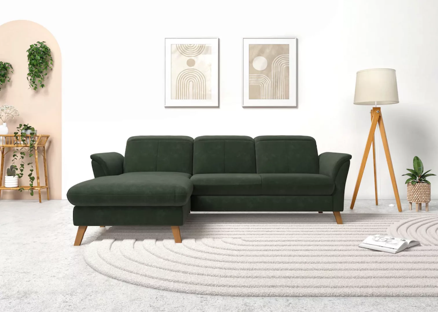 sit&more Ecksofa "Romero L-Form", wahlweise mit oder ohne Relax-Funktion, B günstig online kaufen