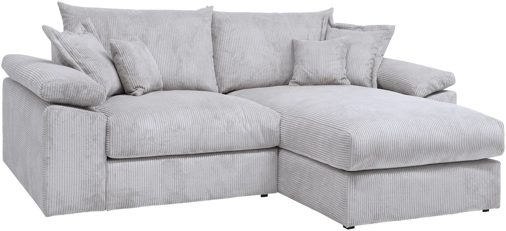 Home affaire Ecksofa "Soft&Cosy XL L-Form - Breite 246 cm", Mega-Sofa, in C günstig online kaufen