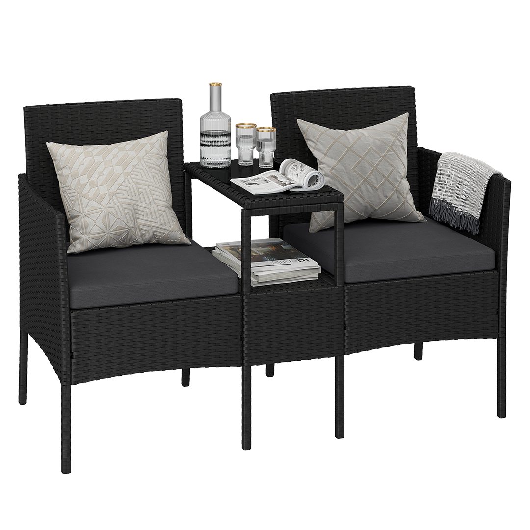 STEELSØN Gartenlounge-Set Velara, (Gartenbank mit Tisch günstig online kaufen