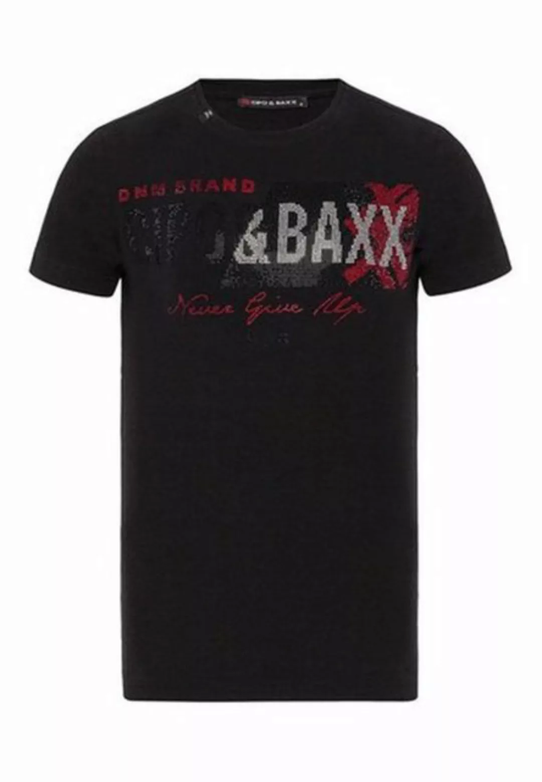 Cipo & Baxx T-Shirt, mit großem Aufdruck günstig online kaufen