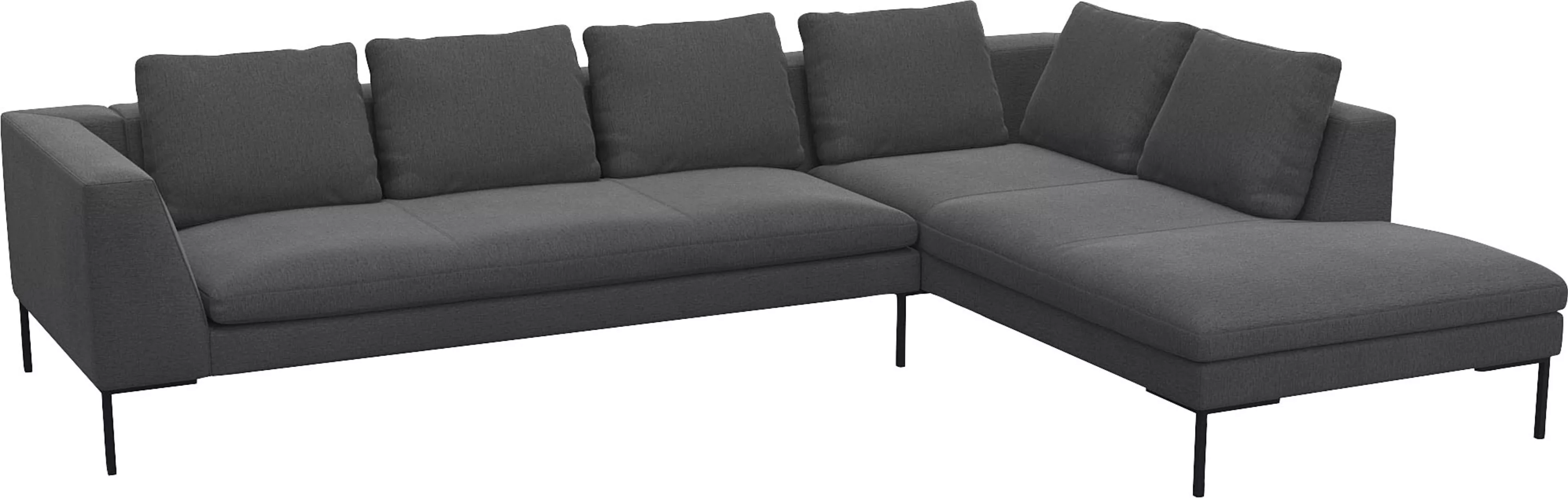 FLEXLUX Ecksofa "Loano, superbequemer Sitzkomfort durch Kaltschaum im Sitz, günstig online kaufen