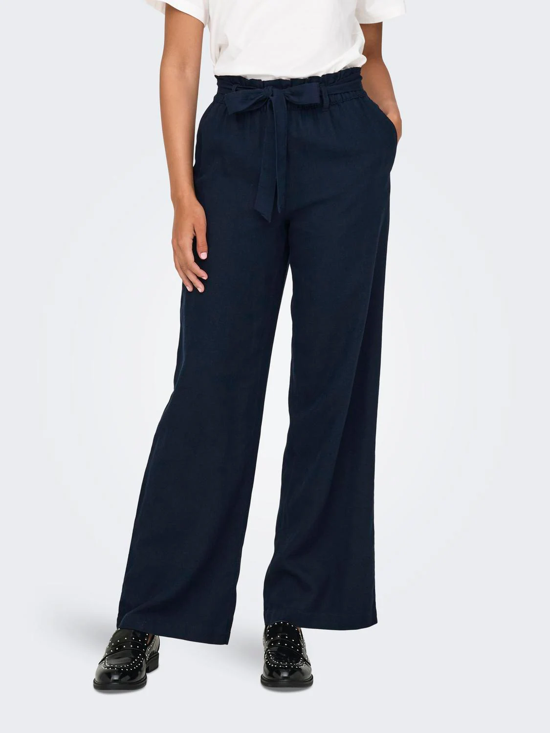 JDY Culotte JDYSAY MW LINEN BELT PANT WVN NOOS günstig online kaufen