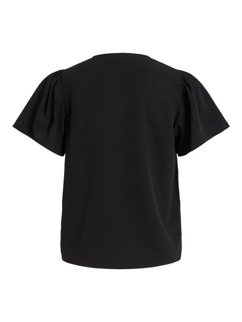 Vila T-Shirt Lockeres Shirt mit Volant Schultern Kurzarm Top V-Neck 7482 in günstig online kaufen