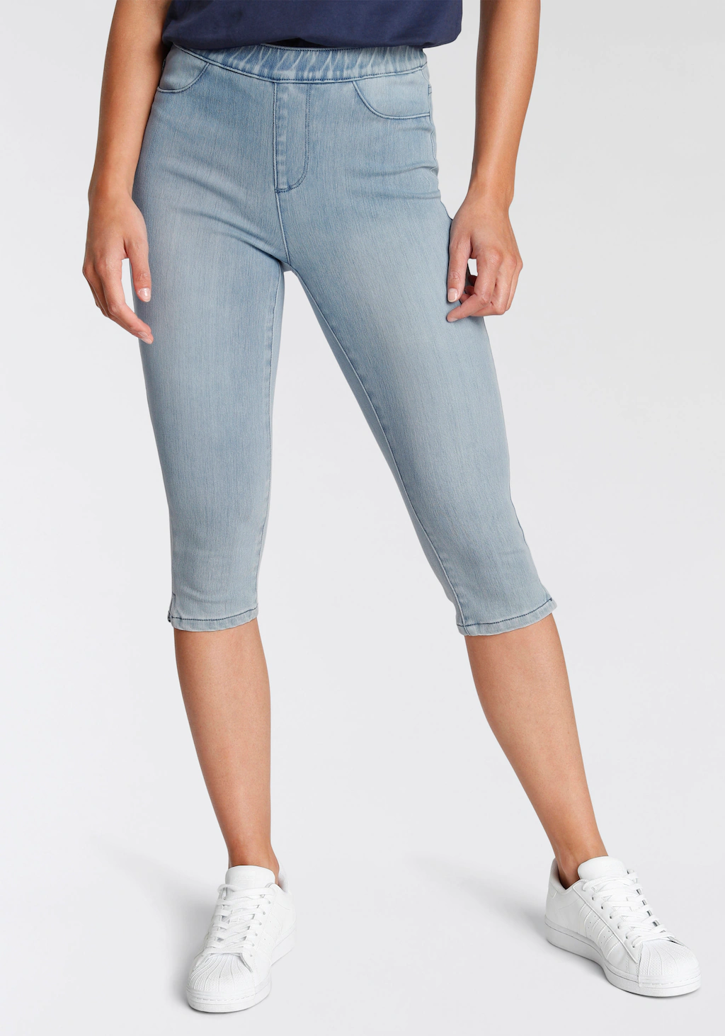 Arizona Jogg Pants High Waist in Denim-Optik günstig online kaufen