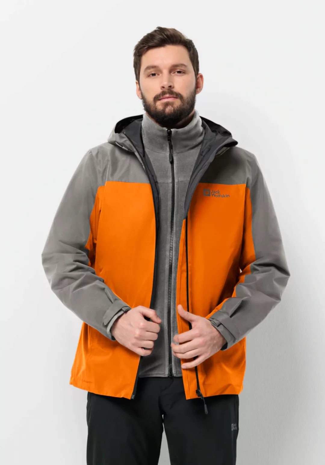 Jack Wolfskin 3-in-1-Funktionsjacke "TAUBENBERG 3IN1 JKT M", mit Kapuze günstig online kaufen