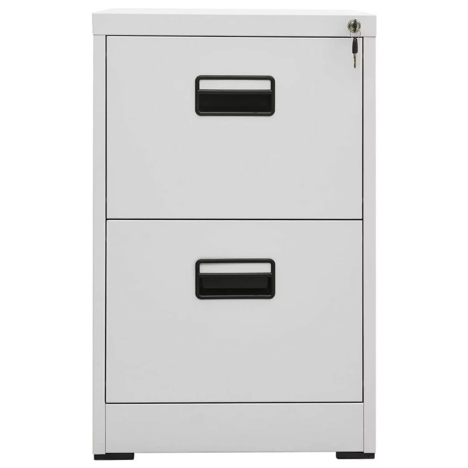 Vidaxl Aktenschrank Hellgrau 46x62x72,5 Cm Stahl günstig online kaufen