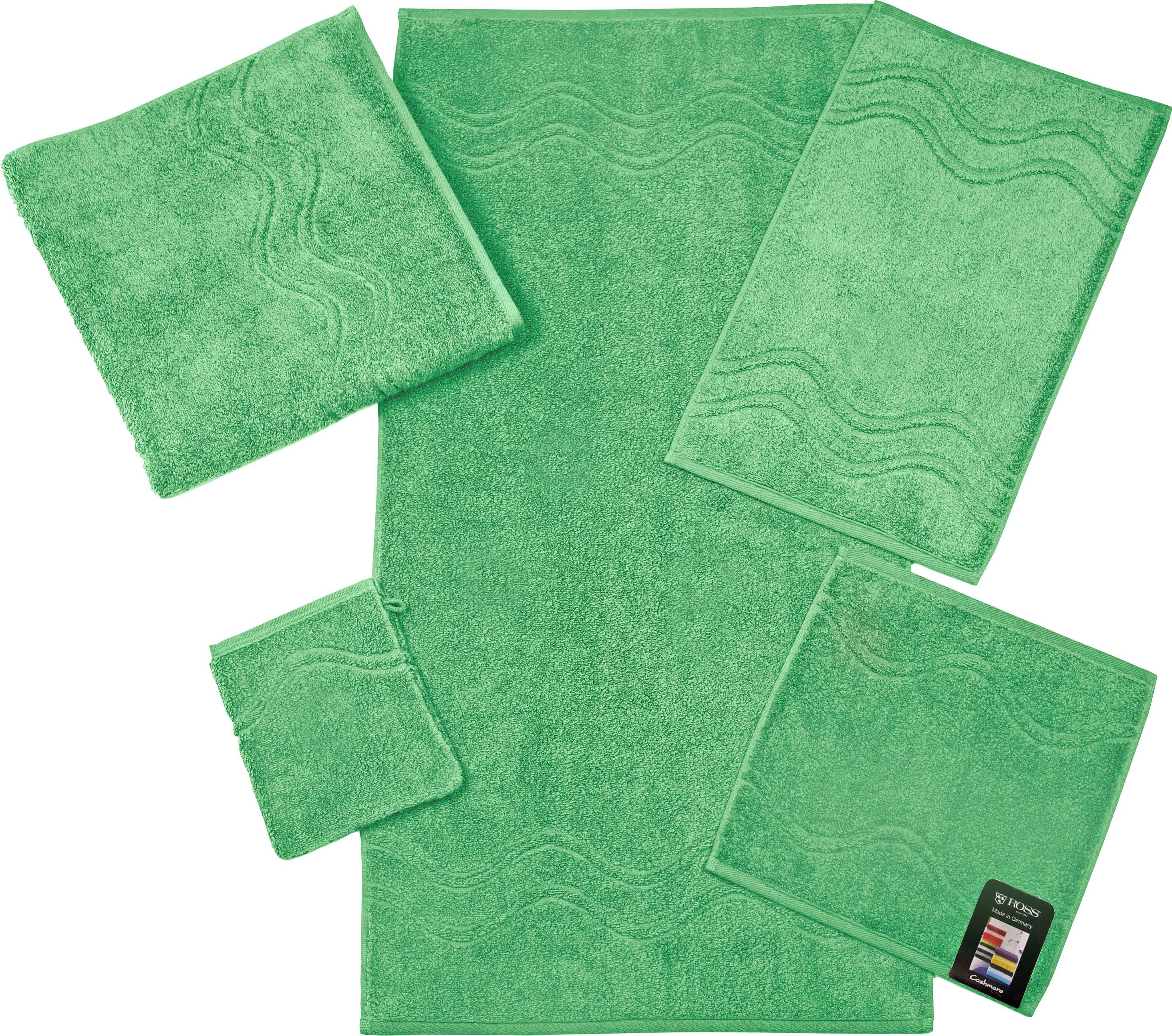ROSS Gästehandtuch Cashmere feeling, Frottier (Packung, günstig online kaufen