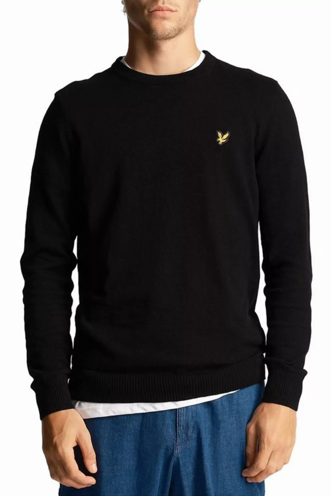 Lyle & Scott Strickpullover Aus Merinowolle Und Baumwolle günstig online kaufen