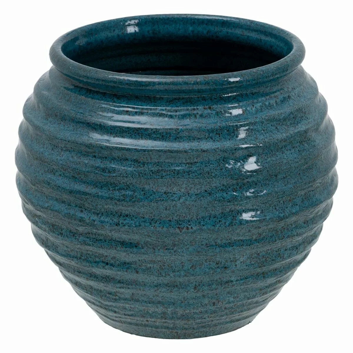 Blumentopf 39 X 39 X 37 Cm Aus Keramik Blau günstig online kaufen