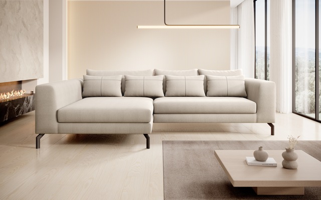 INOSIGN Ecksofa "Cross, modernes Sofa in L-Form, wendbare Zierkissen, Breit günstig online kaufen