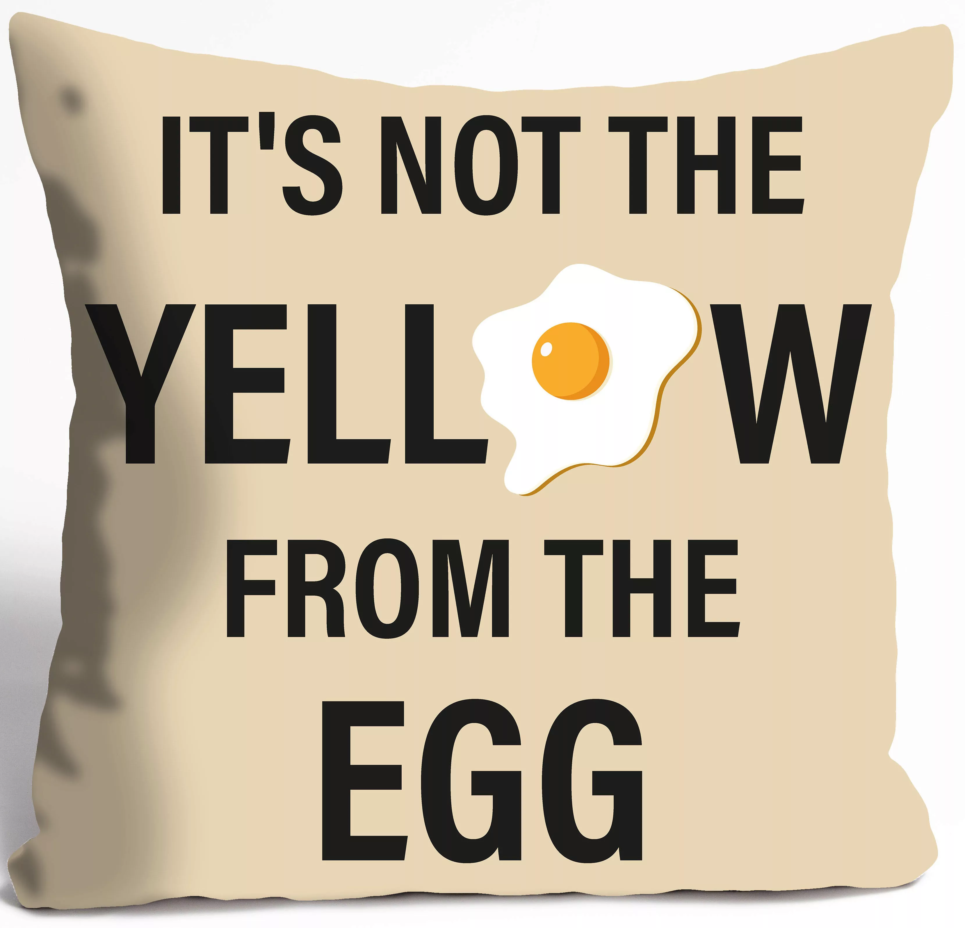 queence Dekokissen »IT'S NOT THE YELLOW FROM THE EGG« günstig online kaufen