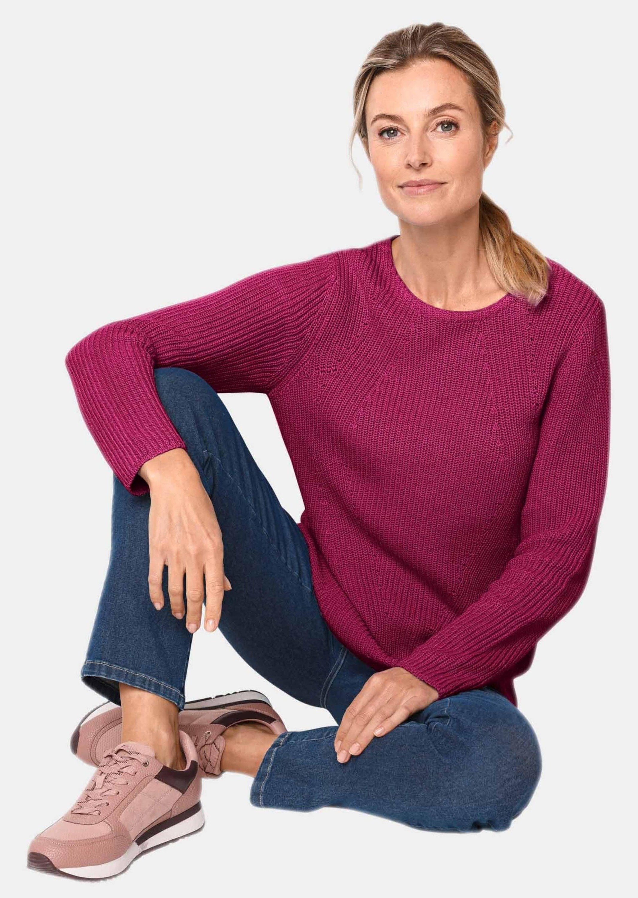 GOLDNER Strickpullover Kurzgröße: günstig online kaufen