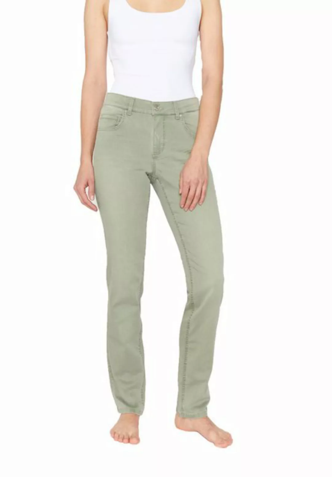 ANGELS 5-Pocket-Jeans Angels Damen Jeans Cici - jade green 46 (1-tlg) günstig online kaufen