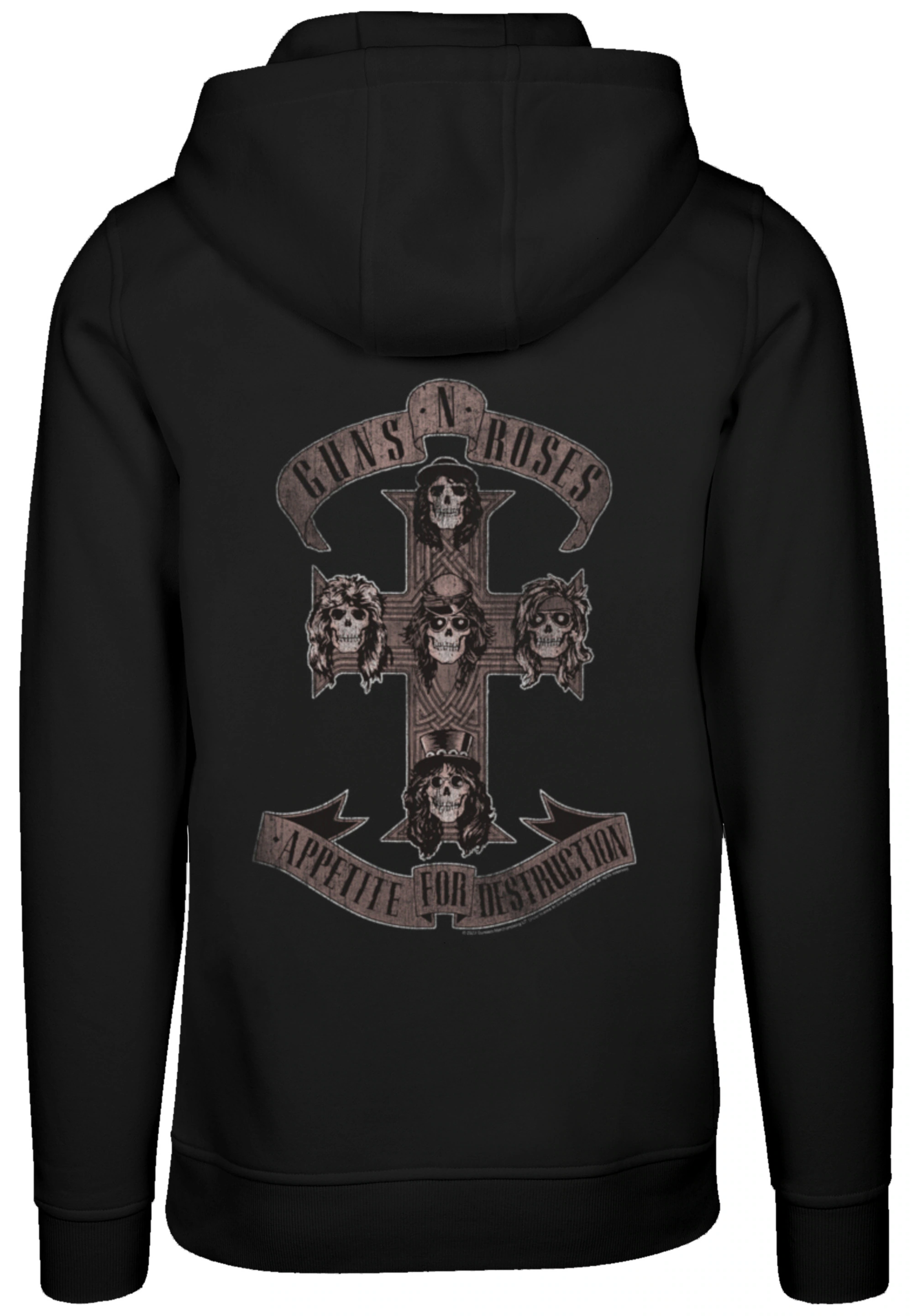 F4NT4STIC Kapuzenpullover "Guns n Roses Appetite for Destruction Sepia", Pr günstig online kaufen