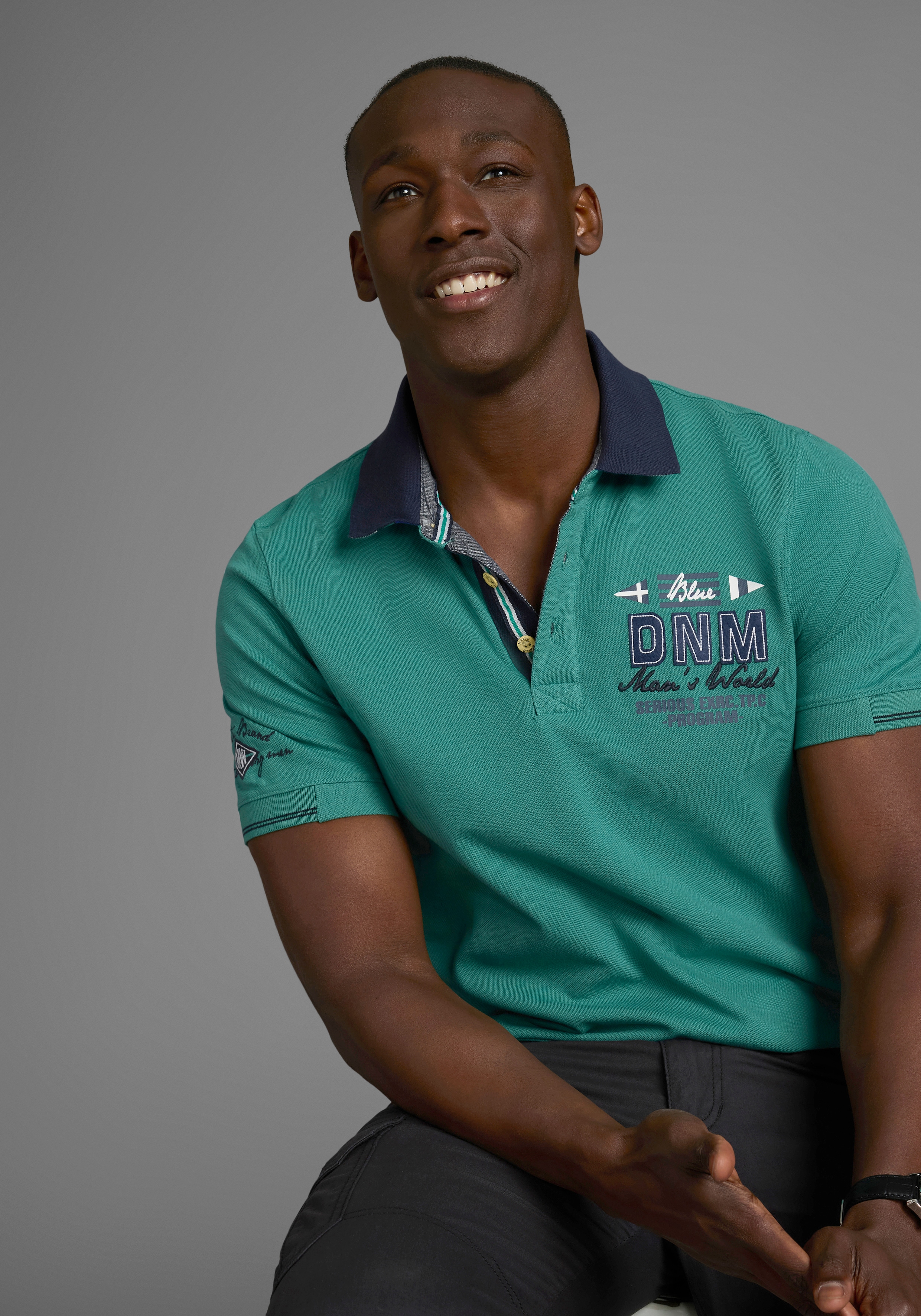 Mans World Poloshirt, Kurzarm, mit Polokragen, für sportliche Aktivitäten günstig online kaufen