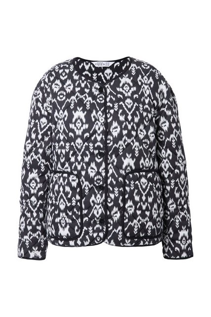 Studio Untold Kurzjacke Steppjacke Boxy Shape Alloverprint günstig online kaufen