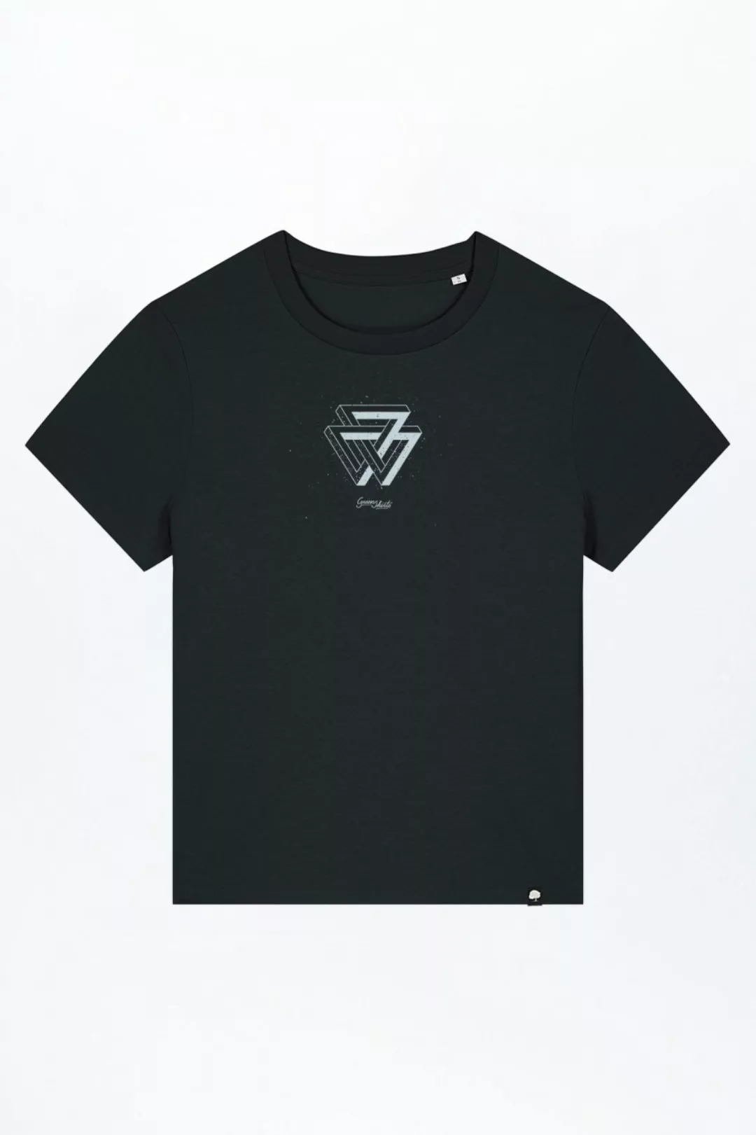 Melange Triangle T-Shirt für Frauen günstig online kaufen