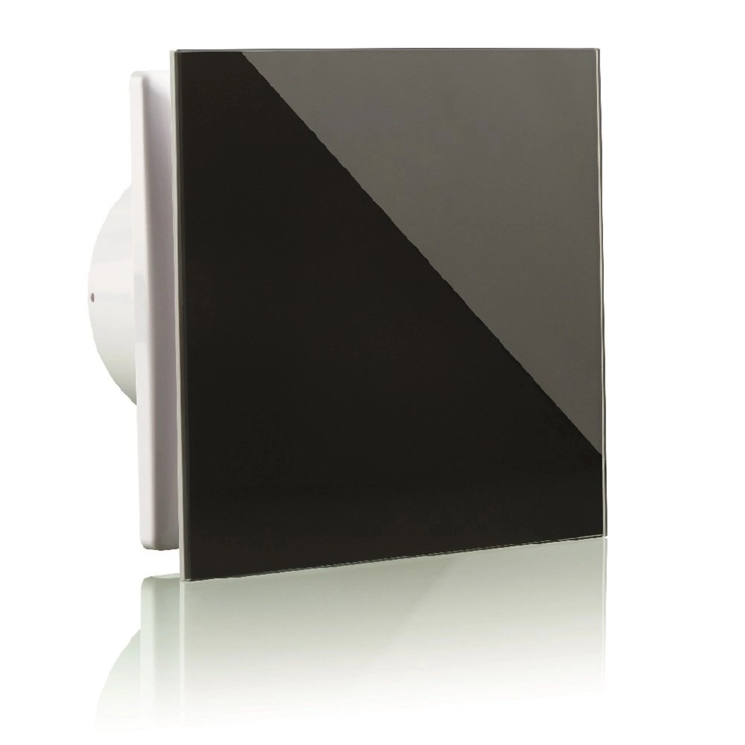 VLANO Badlüfter A-GLAS 125 BK Timer, Einschaltverzögerung günstig online kaufen