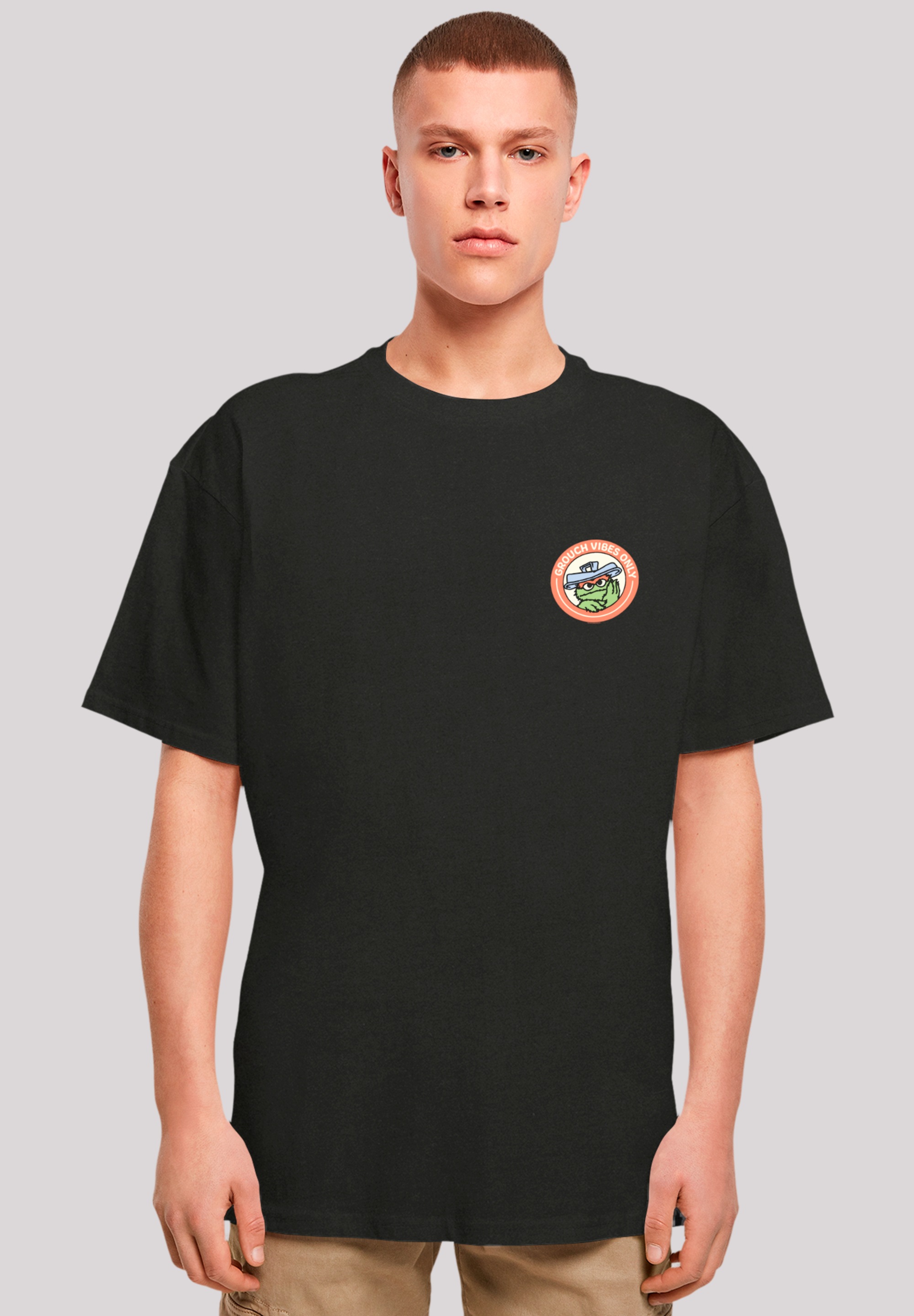 F4NT4STIC T-Shirt "Sesamstraße Grouch Vibes Only", Premium Qualität günstig online kaufen