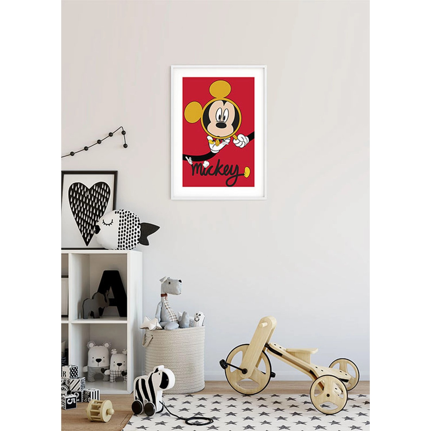 Disney Poster Micky Maus Rot 50 x 70 cm 610121 günstig online kaufen