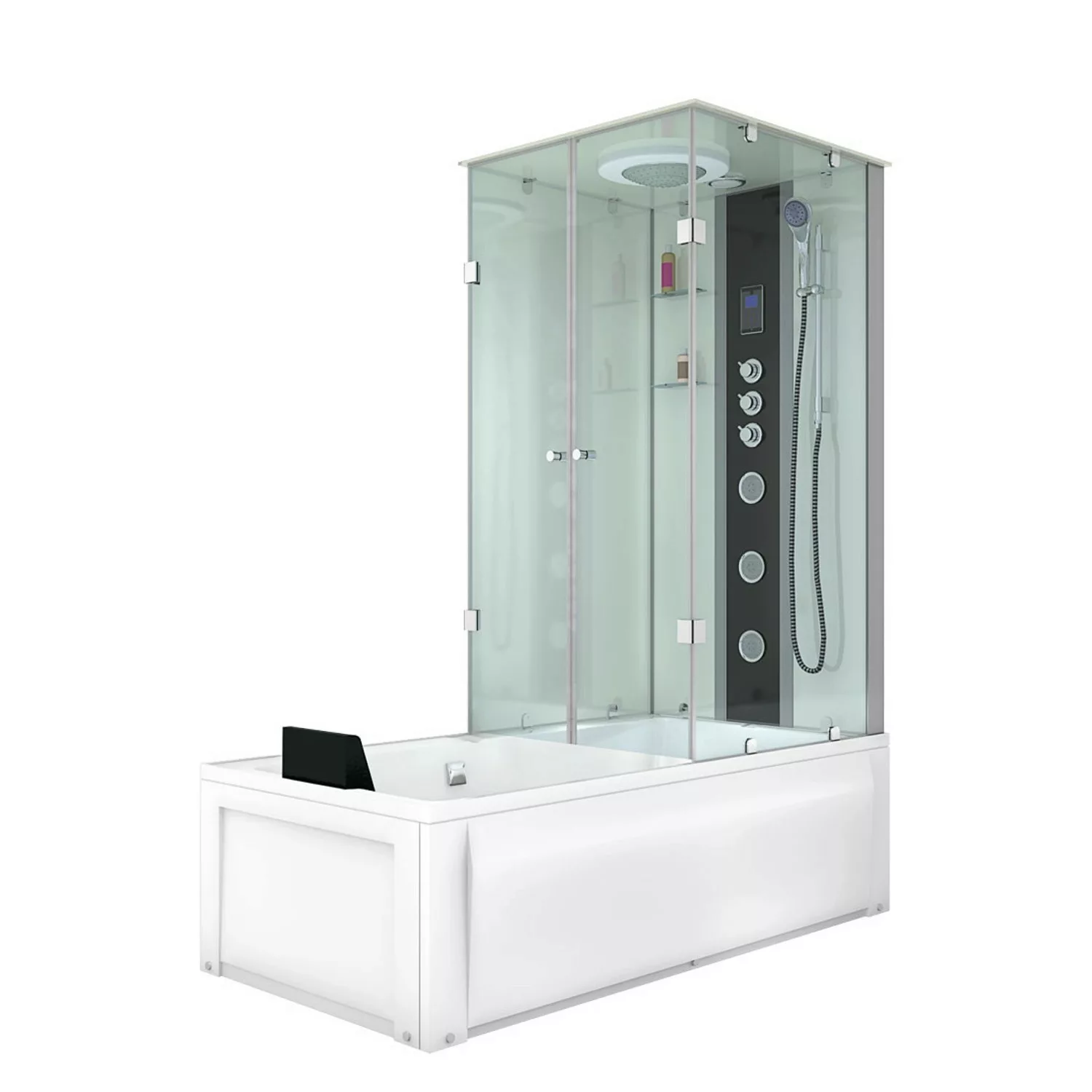 AcquaVapore Whirlpool Dusche Kombination K05-L03-WP Duschtempel 180x90 günstig online kaufen