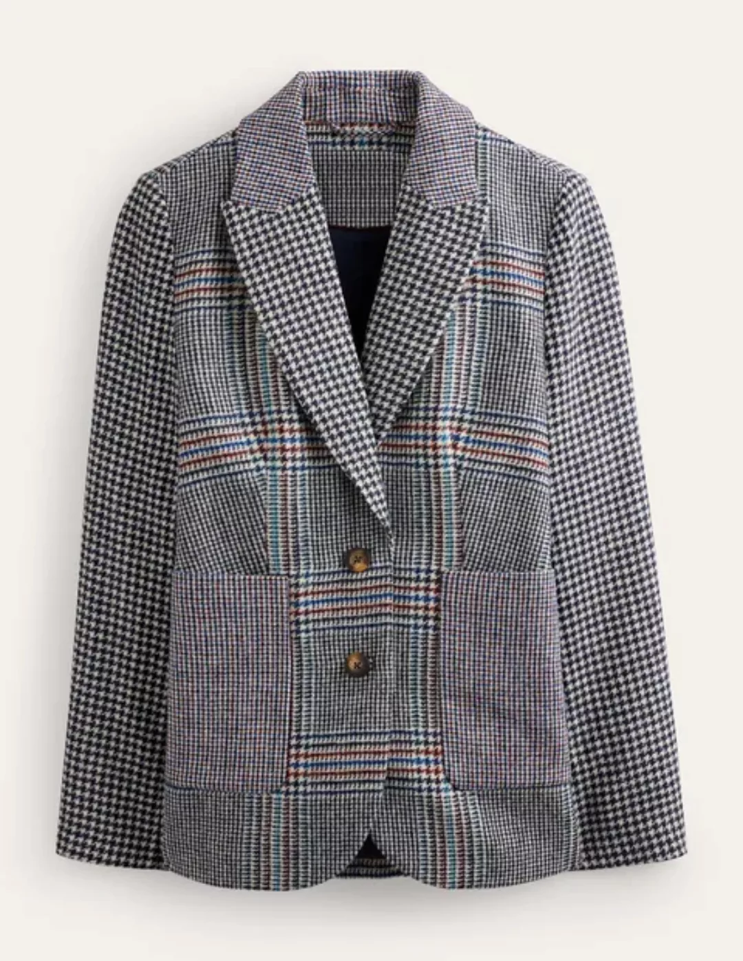 Der Marylebone Tweed-Blazer Damen Boden, Hotchpotch Karo günstig online kaufen