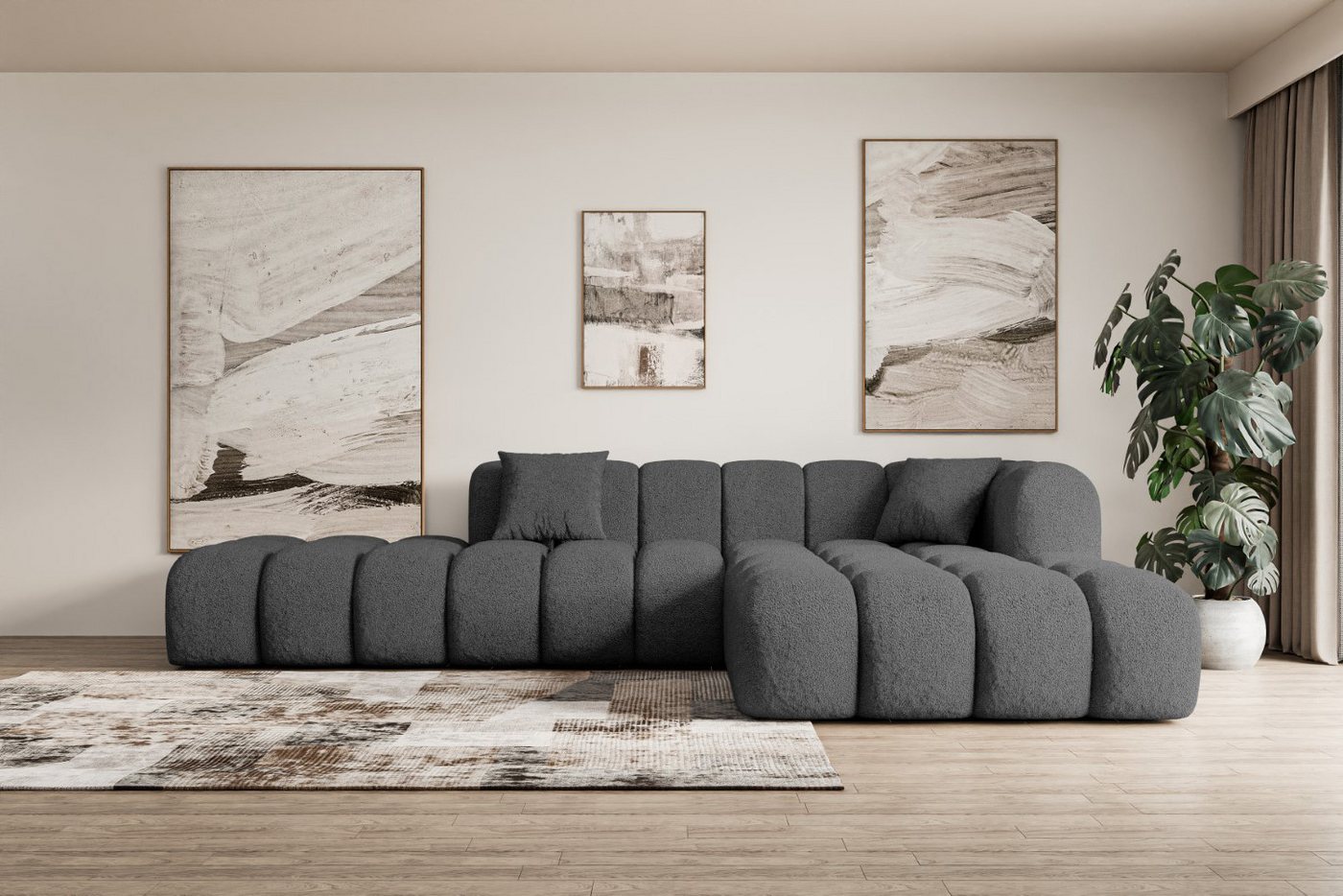 ALTDECOR Ecksofa OLEA-L2, Sofa Praktische Bequeme Funktionsecke Couch L-For günstig online kaufen