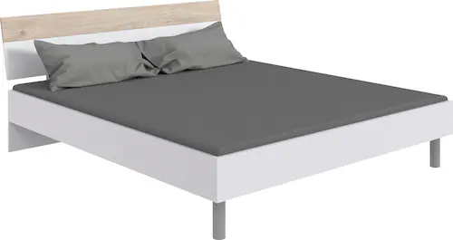Wimex Futonbett "Budapest", Inklusive zweifarbiges Kopfteil, Liegefläche 18 günstig online kaufen