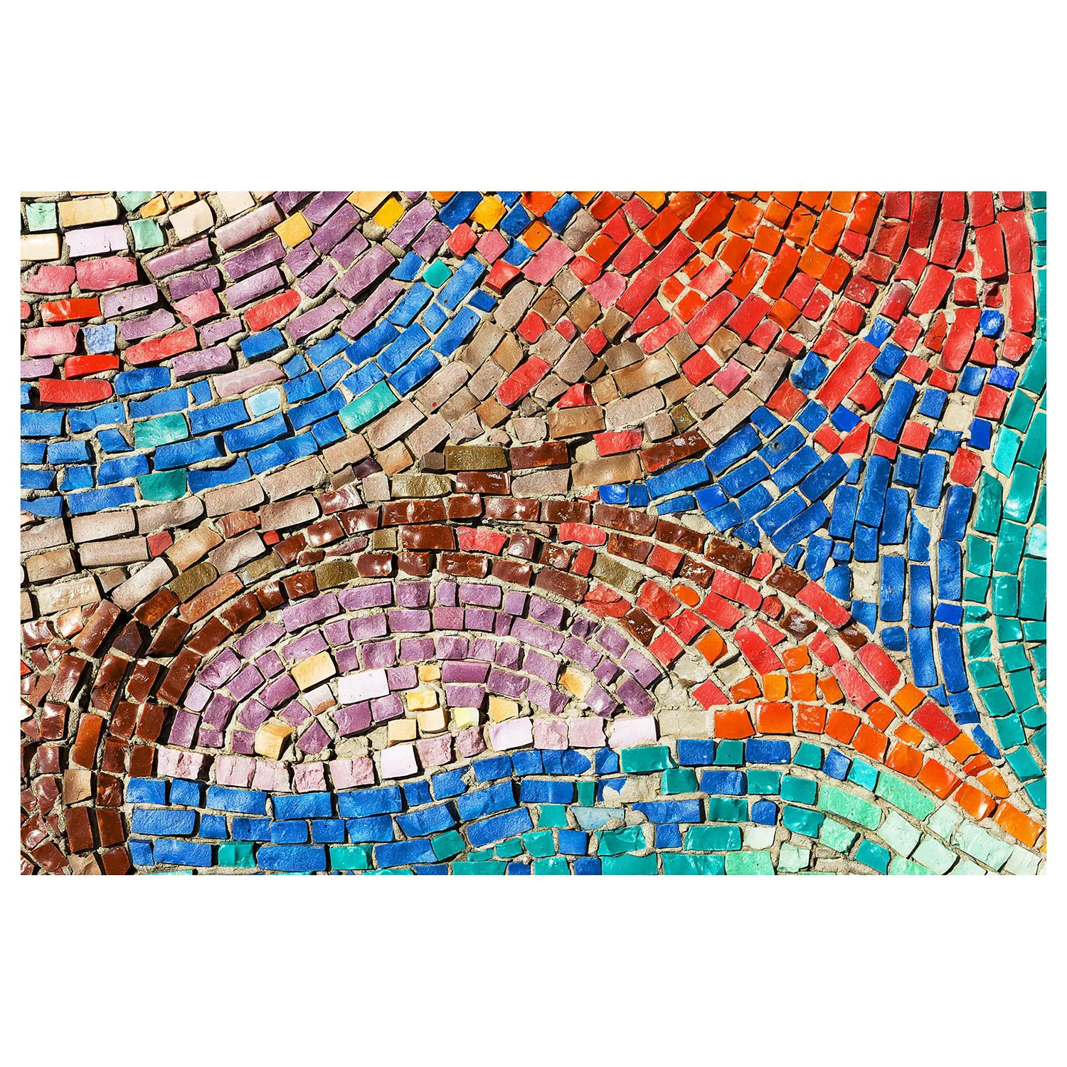 home24 Vliestapete Colorful Mosaic günstig online kaufen