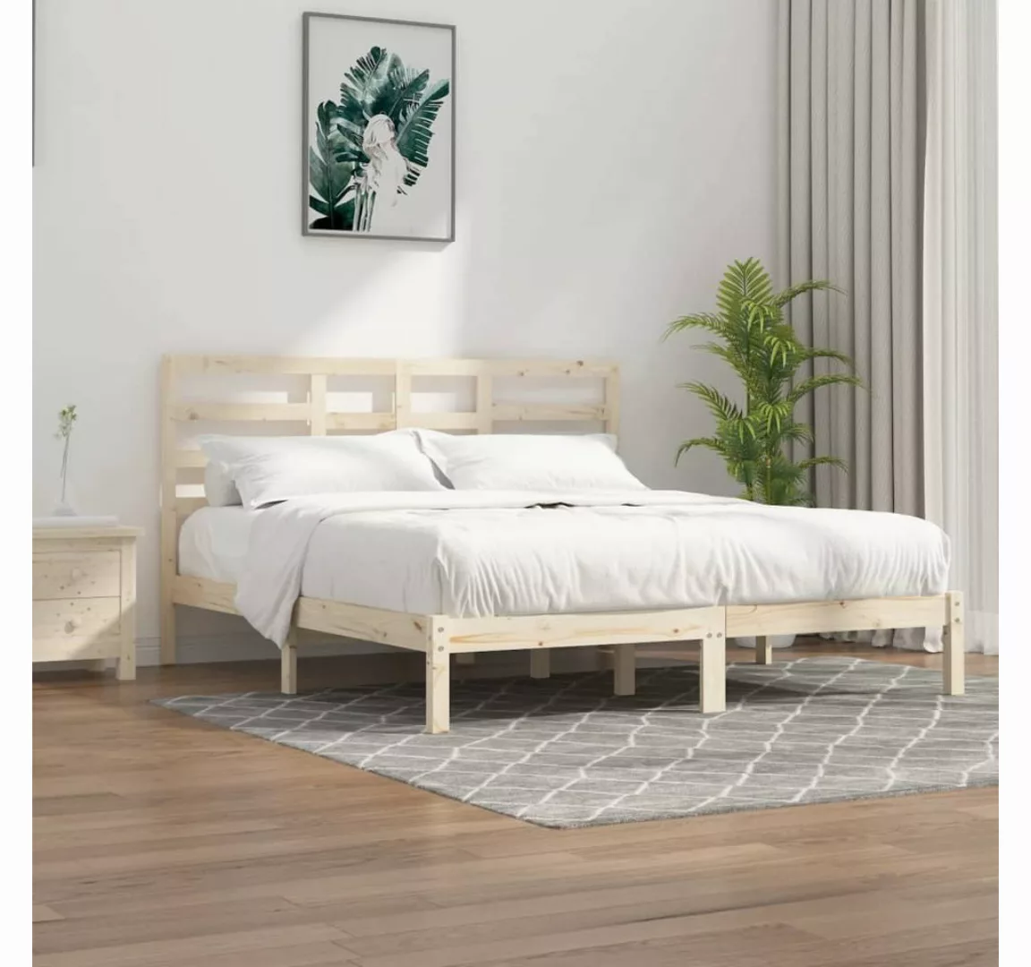 furnicato Bett Massivholzbett 200x200 cm günstig online kaufen