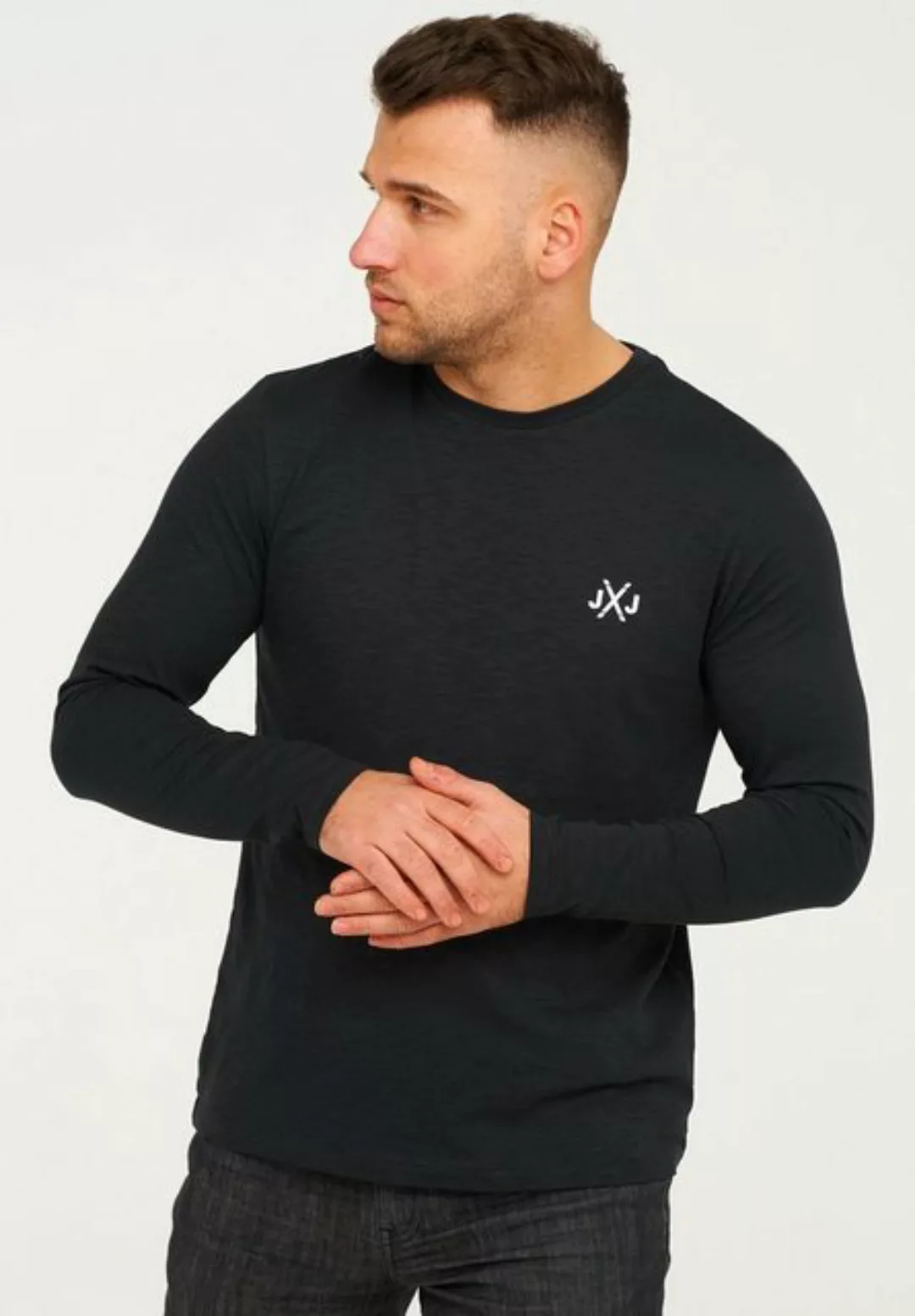 Jack & Jones Langarmshirt JCORISE INFINITY TEE LS CREW NECK Herren Langarms günstig online kaufen