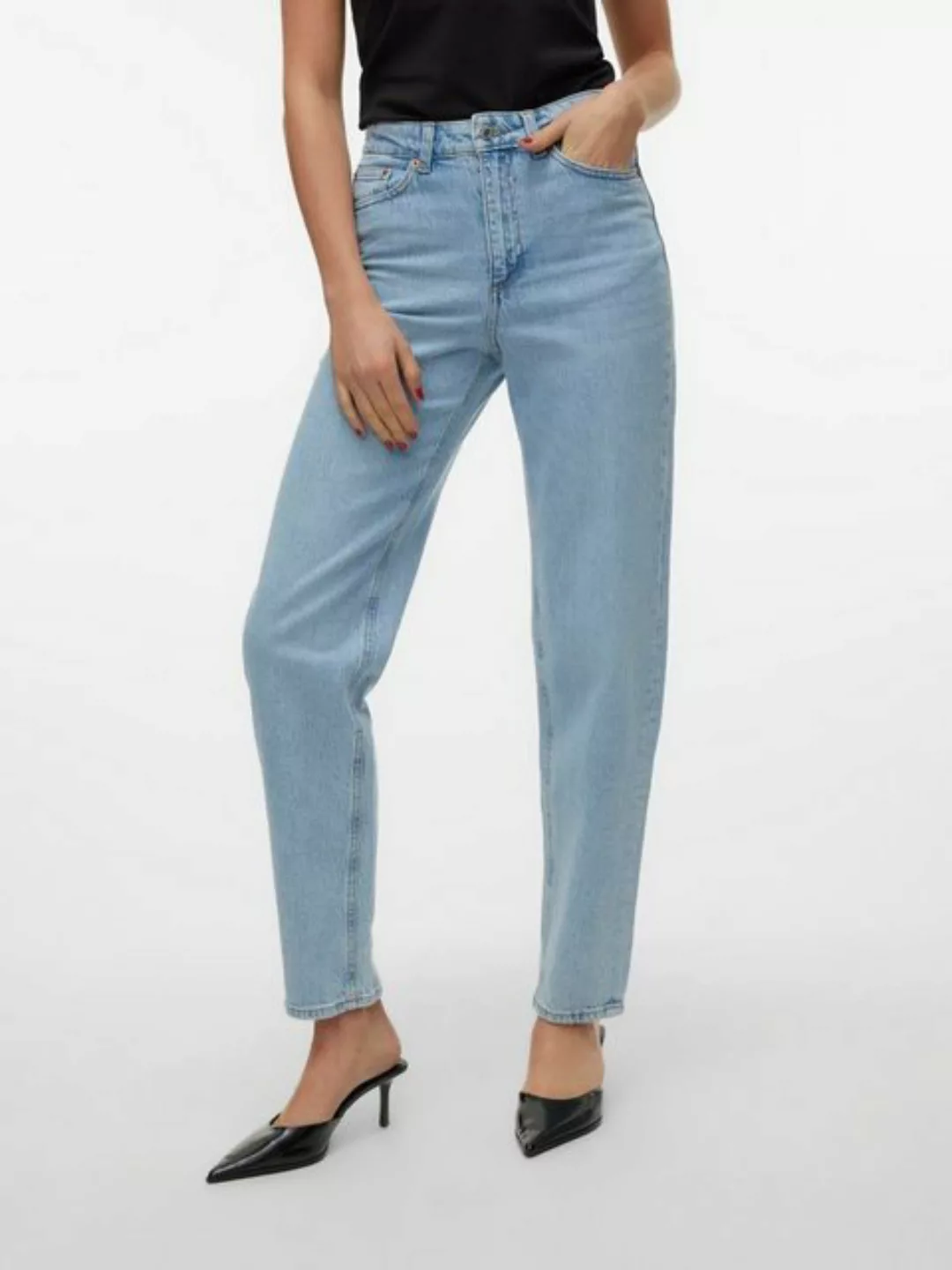 Vero Moda High-waist-Jeans VMTESSA HR MOM JEANS RA389 GA NOOS günstig online kaufen