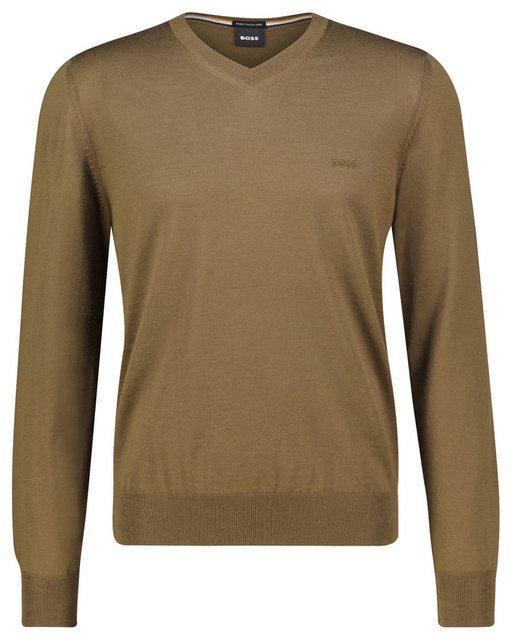 BOSS Strickpullover Herren Strickpullover aus Schurwolle BARAM_L (1-tlg) günstig online kaufen