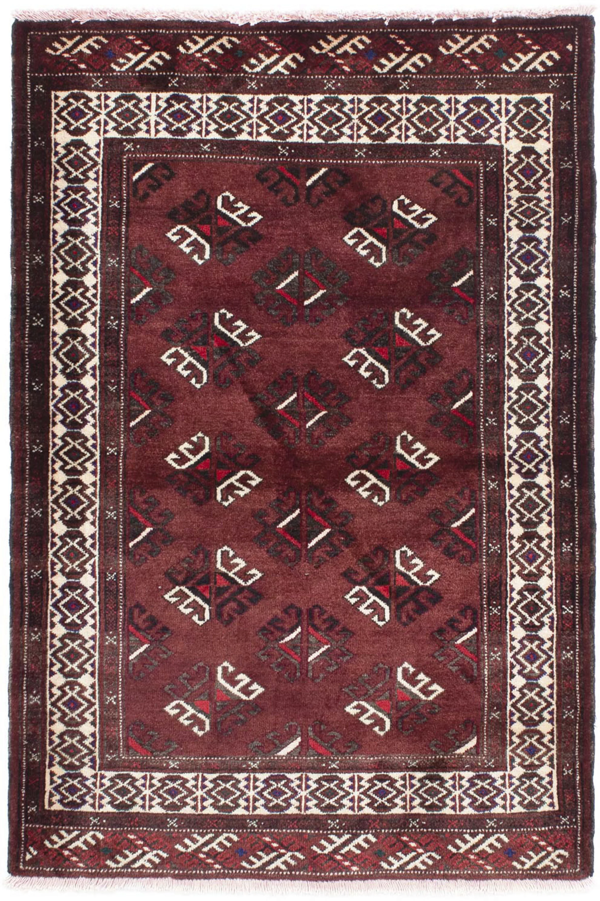 morgenland Orientteppich »Belutsch - 145 x 102 cm - dunkelrot«, rechteckig günstig online kaufen