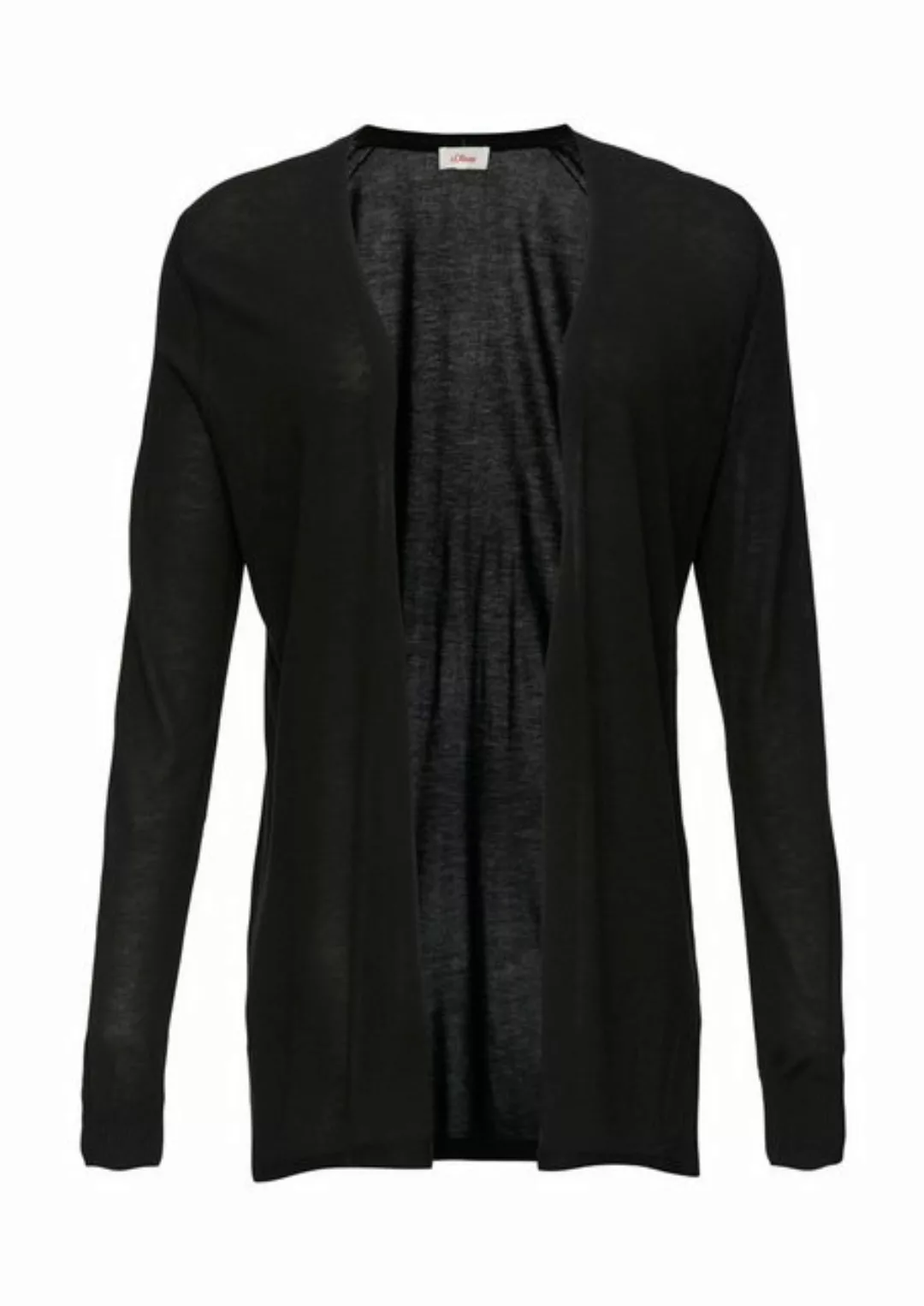 s.Oliver Strickjacke Feinstrick-Cardigan aus reiner Viskose günstig online kaufen