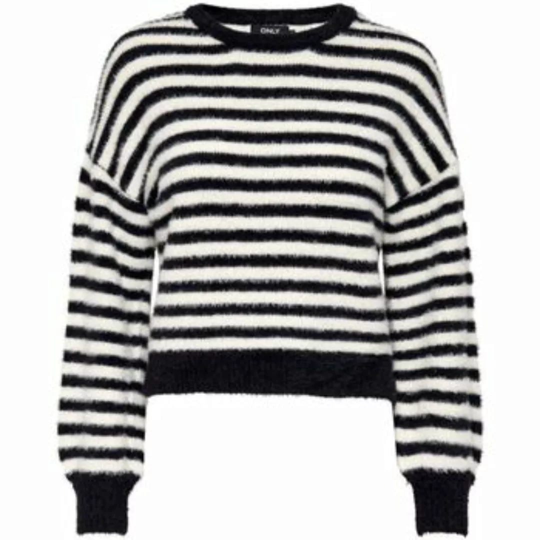 Only  Pullover 15235973 PIUMO-BLACK/W EGRET - STRIPES günstig online kaufen